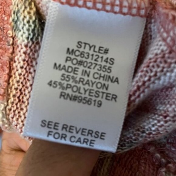 Studio JPR Floral Detail Blouse SZ XL Flounce Sleeve Semi sheer - Picture 5 of 5